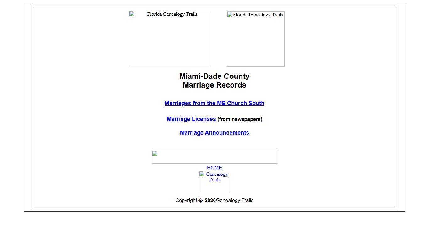 Miami-Dade County Marriage Records